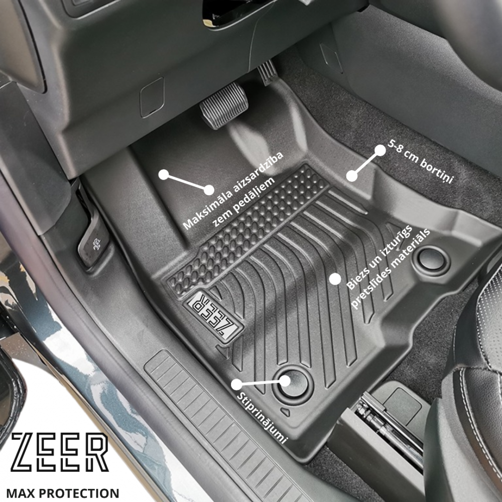 Auto paklāji gumijas MB E-Class W213 (2016-2023) ZEER FLOOR LINER