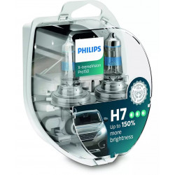 Auto spuldzes H7 55W PHILIPS X-TremeVISION PRO150 +150% (2 gab.)