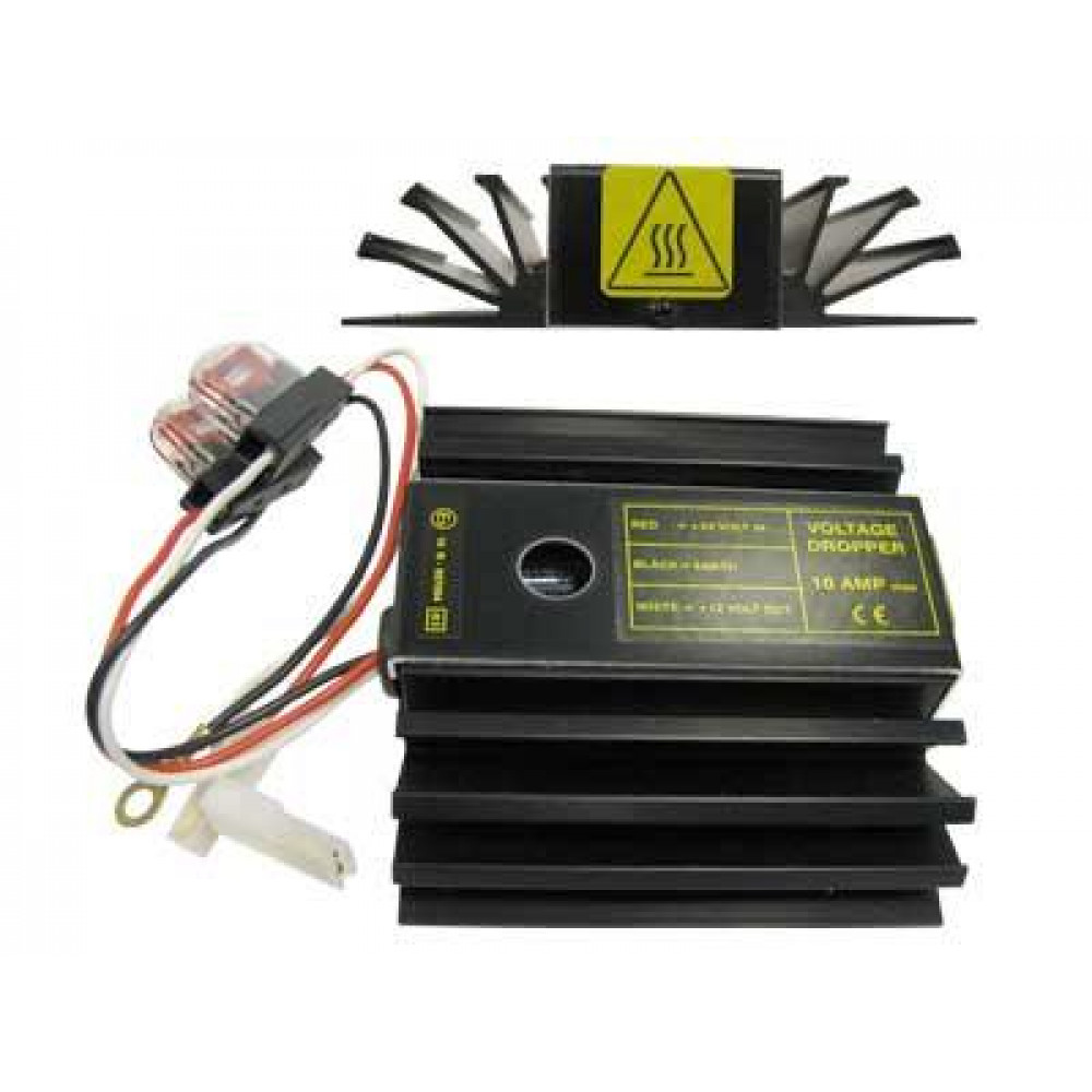 Sprieguma reduktors 24V -> 12V 10A (2412-10)