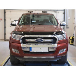 Дефлектор капота черный FORD RANGER (2016-...) EGR