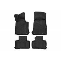 Car rubber floor mats black 3D KVEST MB GLC-class (2015-...)