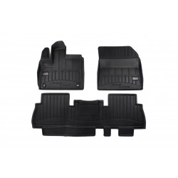 Car rubber floor mats black PEUGEOT RIFTER (2018-...) 3D FROGUM