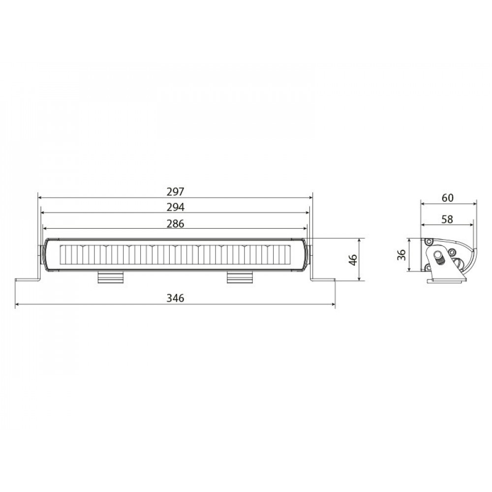 LED tālās gaismas lukturis W-LIGHT IMPULSE IMPULSE 1605-NS3865