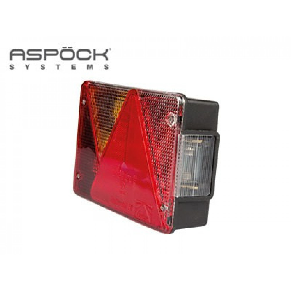 Rear trailer light ASPOCK MULTIPONT IV left side 1608-4687