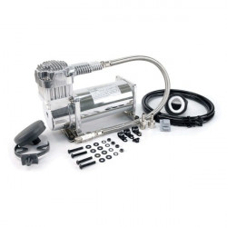 AUTO KOMPRESORS STACIONĀRAIS 12V VIAIR 380C CHROME COMPRESSOR KIT (38033)