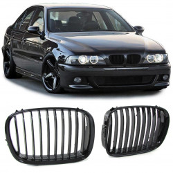 Передние решетки черные глянцевые BMW 5 E39 (1996-2003) 40371