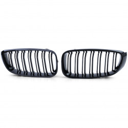 Priekšējās restes melnās glancētās BMW 3 GT F34 Double Stripe (2013-...) 40383