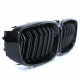 Priekšējās restes melnās glancētās BMW 3 GT F34 Double Stripe (2013-...) 40383