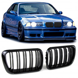 Front grills black gloss BMW 3 E36 Facelift (1996-1999) 40389