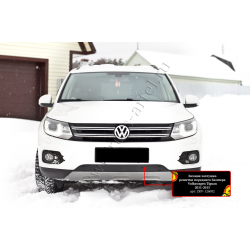 ЗИМНЯЯ ЗАГЛУШКА РЕШЕТКИ ПЕРЕДНЕГО БАМПЕРА VOLKSWAGEN TIGUAN (2011-2015) ZRV-126002