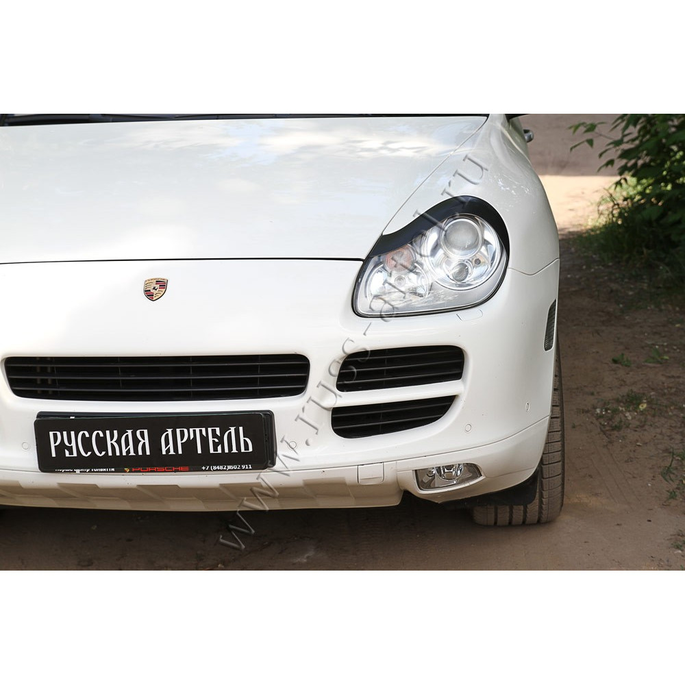 НАКЛАДКИ НА ПЕРЕДНИЕ ФАРЫ PORSCHE CAYENNE (2002-2010) REPC014200 