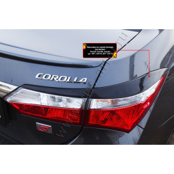 REAR LAMP EYE BROWS TOYOTA COROLLA (2013-2016) RET100700 