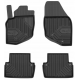 CAR RUBBER FLOOR MATS BLACK VOLVO V70/XC70 (2000-2007) NO.77 FROGUM