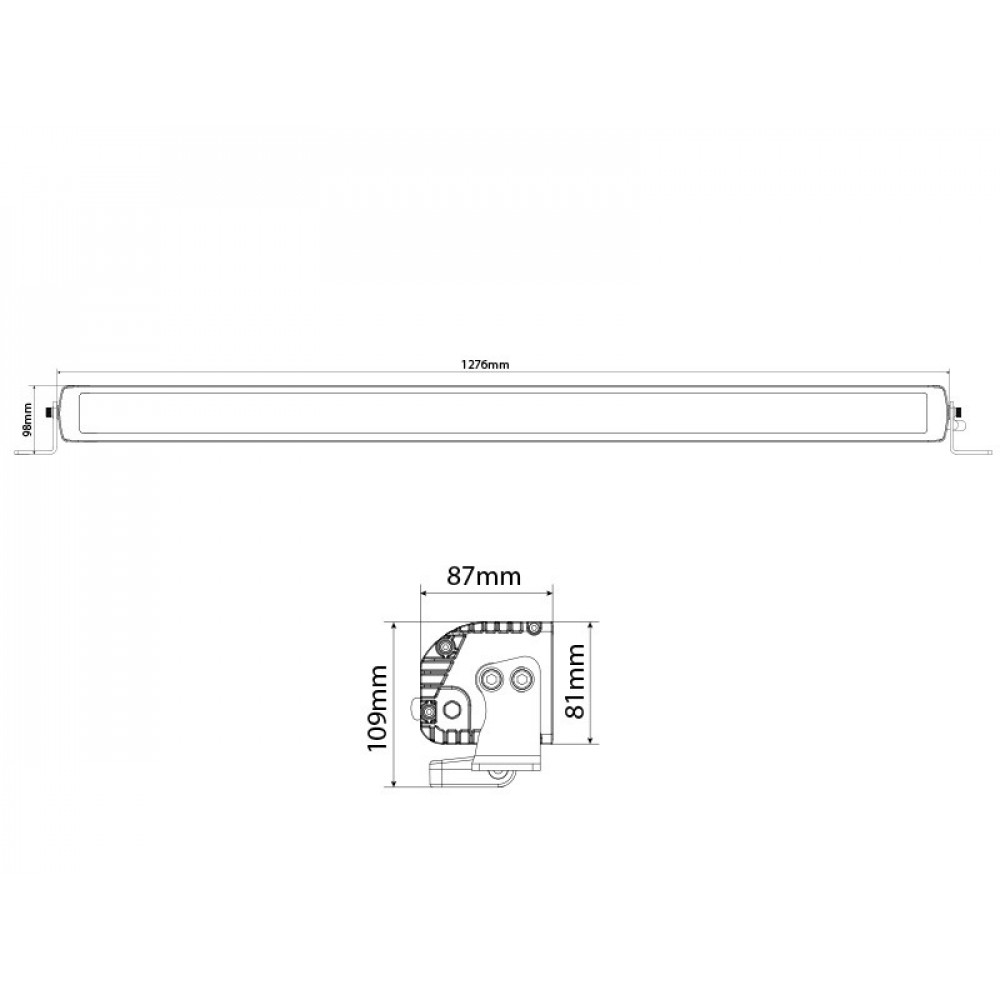 LED tālās gaismas lukturis OPTIBEAM SAVAGE 5 1605-NS2084