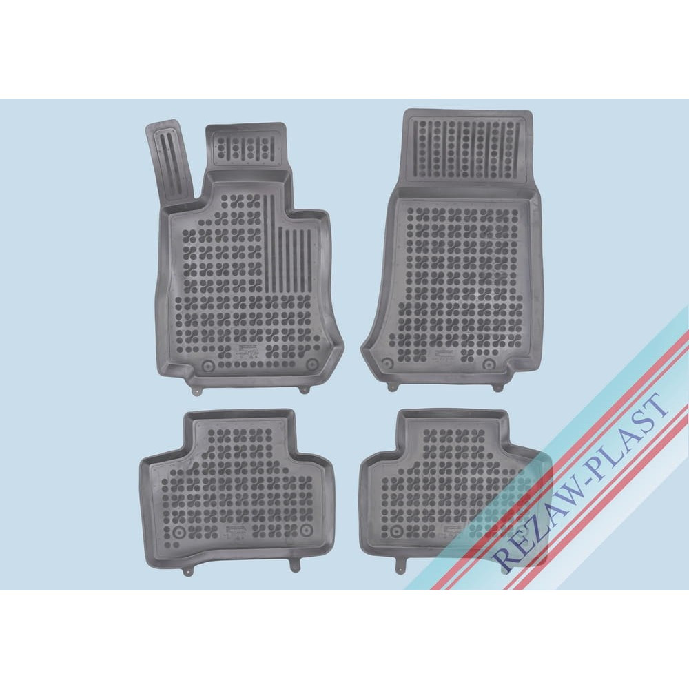 CAR RUBBER FLOOR MATS BLACK MB EQC (2020-...) 201730