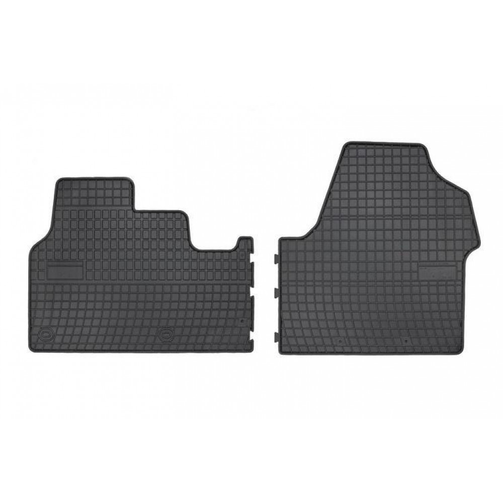 Car rubber floor mats black TOYOTA PROACE/PROACE VERSO (2017-...) NEGRO