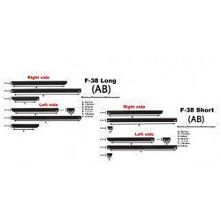 Dekorative side moldings F-38AB LONG