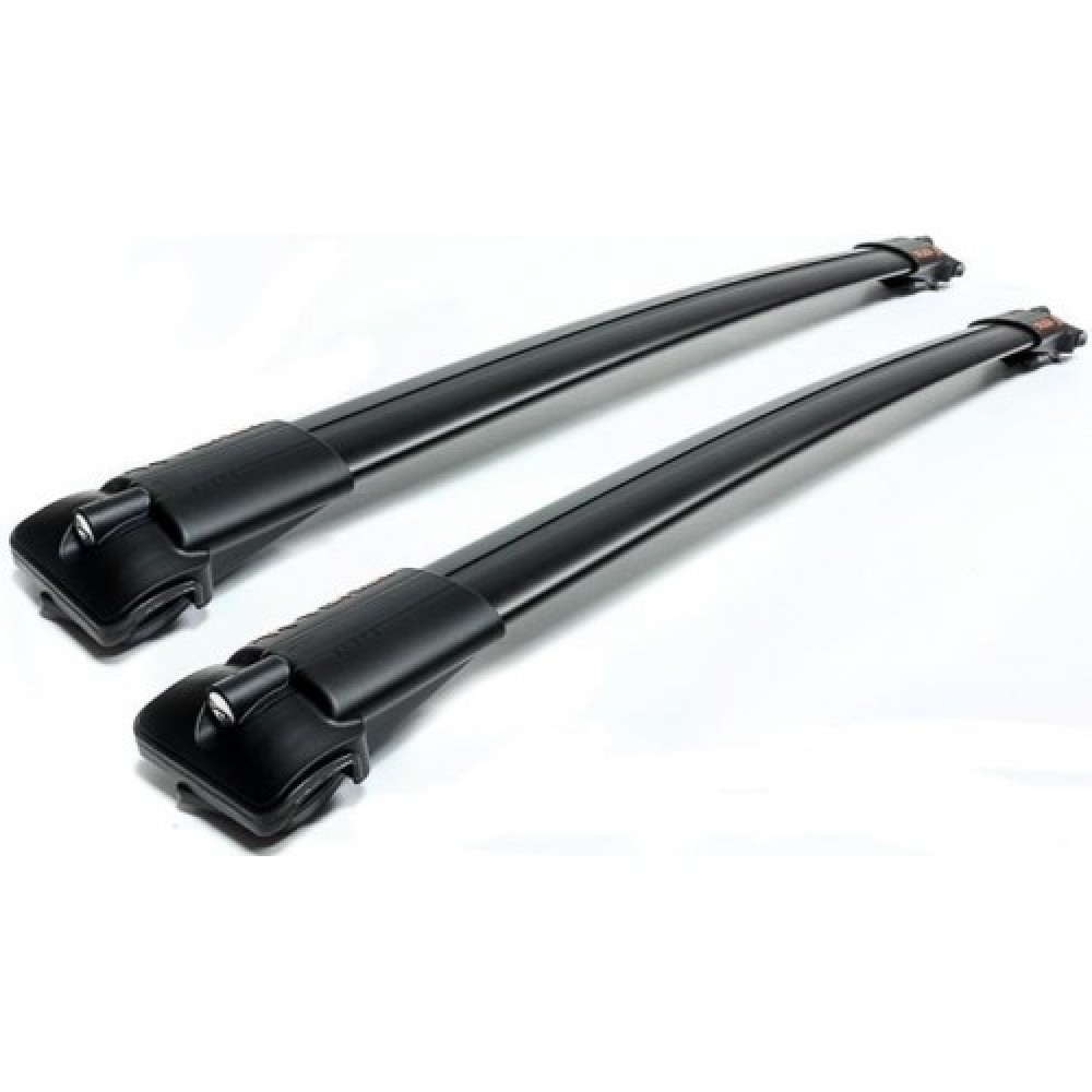 Car roof rack AGURI PRESTIGE BLACK JEEP GRAND CHEROKEE with roof rails (2005-2010)