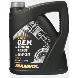 Motoreļļa MANNOL 5W30 OEM TOYOTA,LEXUS (4L.)