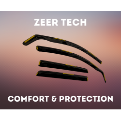 Window visors front OPEL VIVARO/RENAULT TRAFIC (2014-2019) ZEER TECH