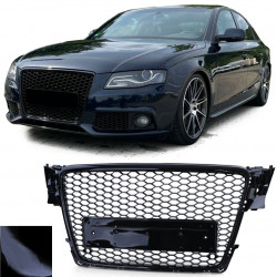 Front grill AUDI A4 B8 Black Gloss (2008-2012) 40313