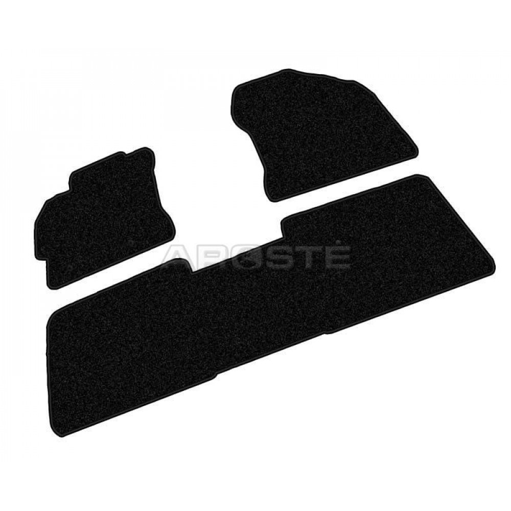Car textile mats black TOYOTA COROLLA (2013-2018) ECONOMIC