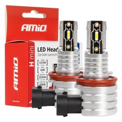 Auto LED lemputės H-mini Series H8/H9/H11/H16 42W 44W AMIO