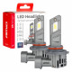 Auto LED spuldzes X5-series WINGER HB3 6000K max 50W AMIO (2 gab.)