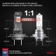 Autode LED-pirnid Hybrid series H7 H18 6000K Canbus 60W AMIO (2 tk.)
