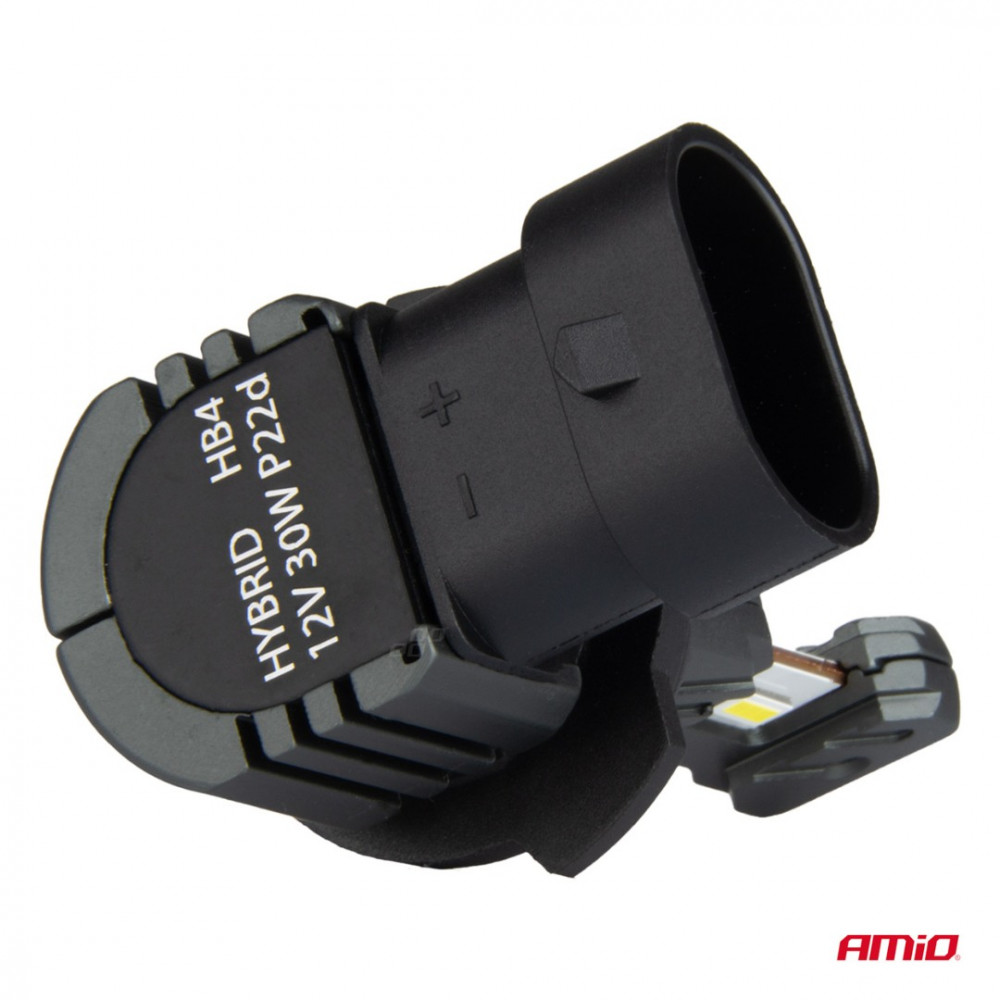 Auto LED spuldzes Hybrid series HB4 9006 6000K Canbus 60W AMIO (2 gab.)