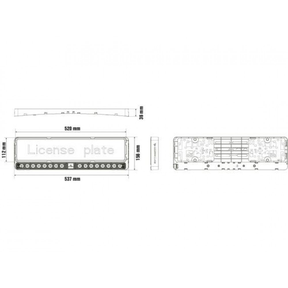 LED AUXILIARY LIGHT OPTIBEAM E-BAR 1605-NS2113