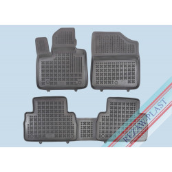 Автоковрики резиновые черные HYUNDAI SANTA FE Facelift (Hybrid)(2020-2024) 201625