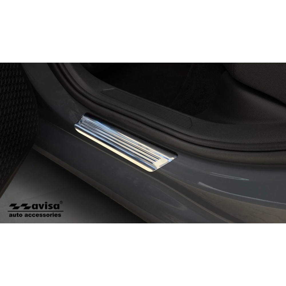 Хромированные накладки на пороги VW GOLF 8 HB (2020-...) 2/22243