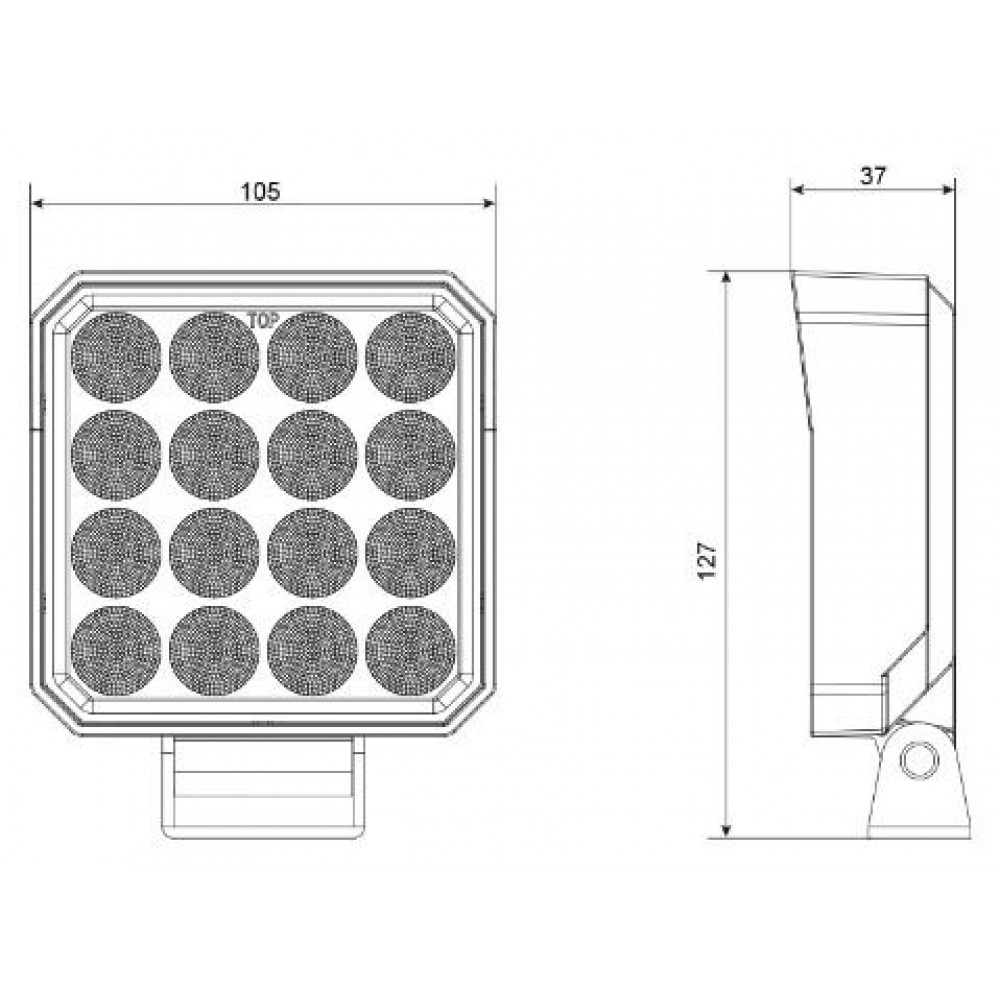 LED working light BULLBOY 48W 1603-300239