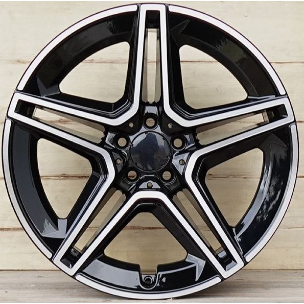 Valuveljed R22 5x112 9.5 *AMZ H3067 BLACK/POLISHED*