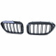 Front grills BMW 5 G30/G31 Double Stripe Piano Black (2017-2021) 34237