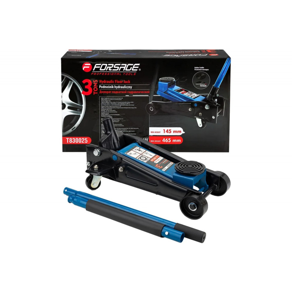 Домкрат гидравлический FORSAGE 3T T830025 (145-465 mm) 3630025