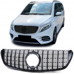 Front grill black gloss MB Vito/V-class W447 (2014-2019) 39785MB