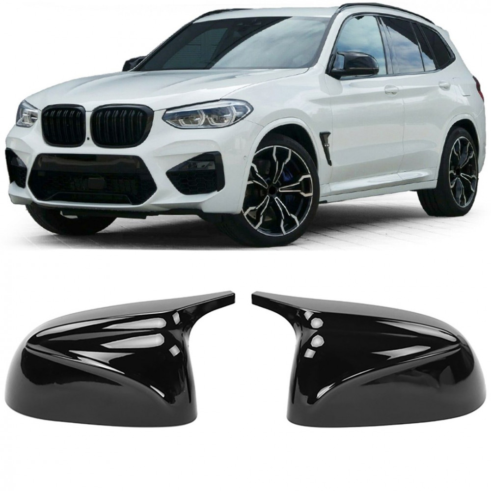 Mirror covers BLACK GLOSS BMW X3 G01/BMW X4 02 PRE-FACELIFT (2017-2021) 42357