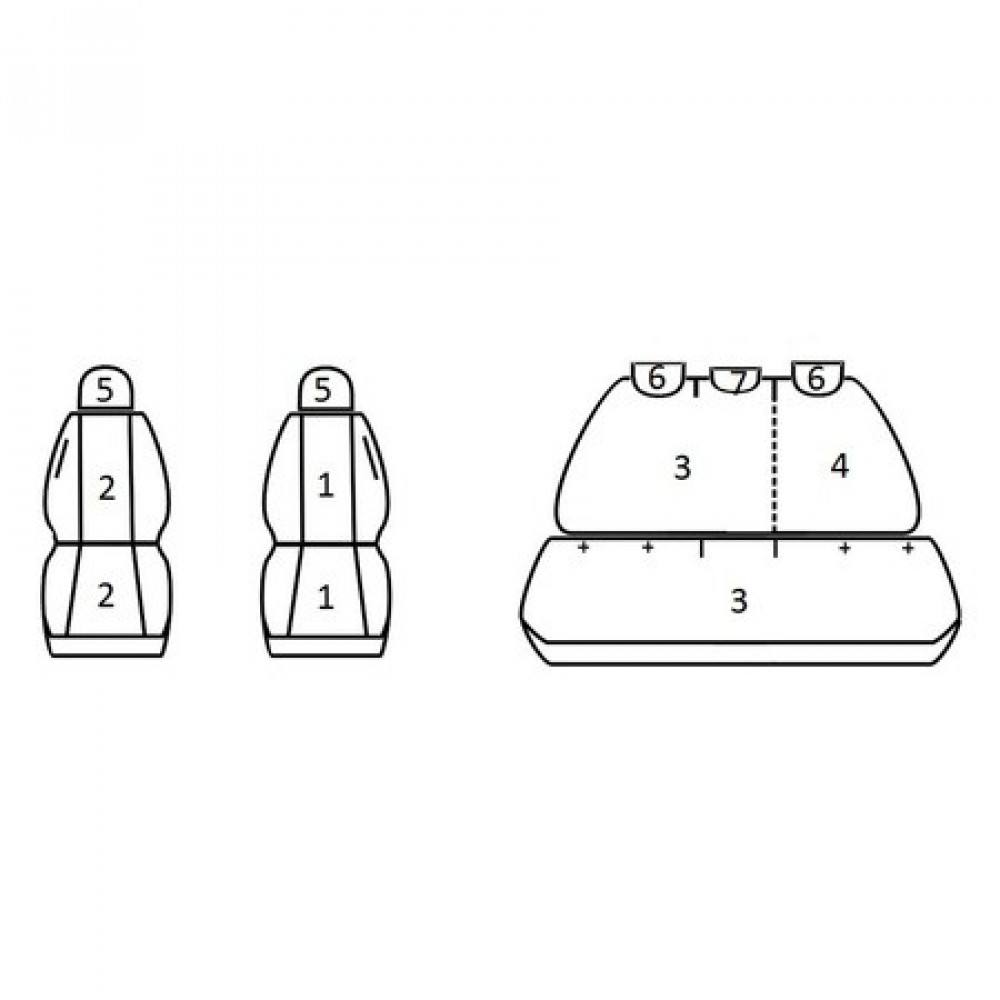 Istmekatted *COMFORT* SKODA FABIA III (2014-2021)