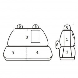  ISTMEKATTED *COMFORT* IVECO DAILY (1+2)(2014-...)