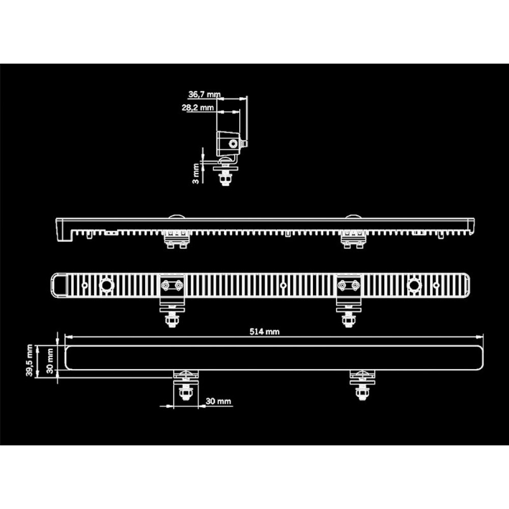 LED AUXILIARY LIGHT STRANDS E-LINE S-809134