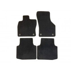 Car textile mats black VW GOLF 8 Variant (2020-...) LUXE (F)