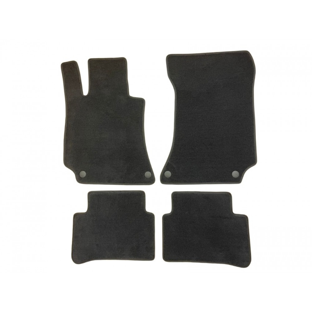 Auto tekstiilmatid mustad MB E-class W212 (2009-2016) LUXE (F)