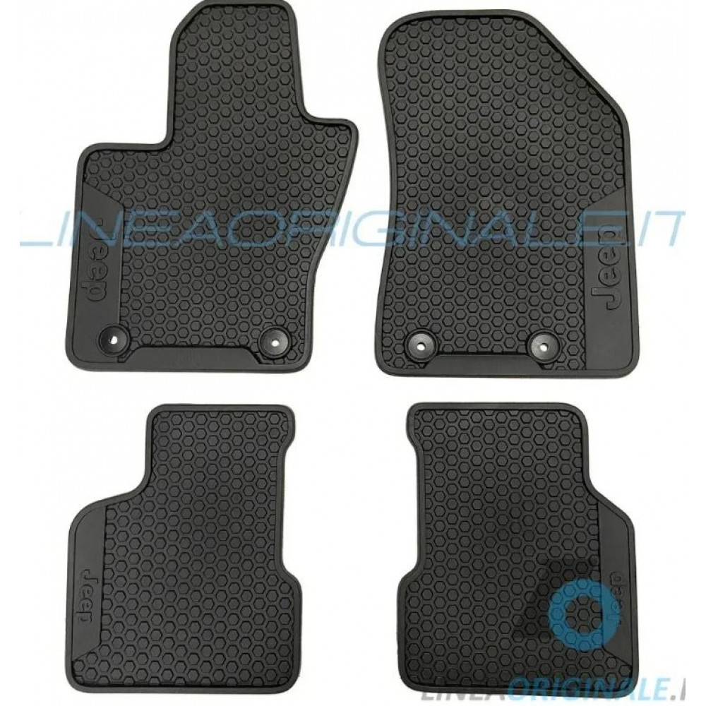 Car OEM rubber mats JEEP COMPASS II (2017-...) 735745572