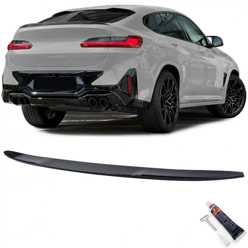 Rear spoiler BLACK GLOSS BMW X4 G02 (2018-2025) 42284