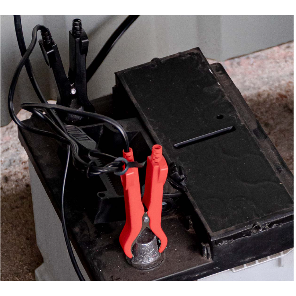 Car battery charger AGM GEL STD LiFePo4 MAX 8A 12V/24V PRO HOOK AMIO 04533