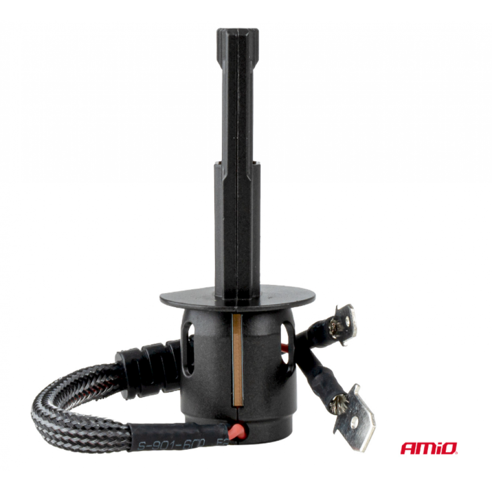 Auto LED spuldzes Series F25 PRO BLACK FULL CANBUS H1 68W 12V/24V AMIO 04717