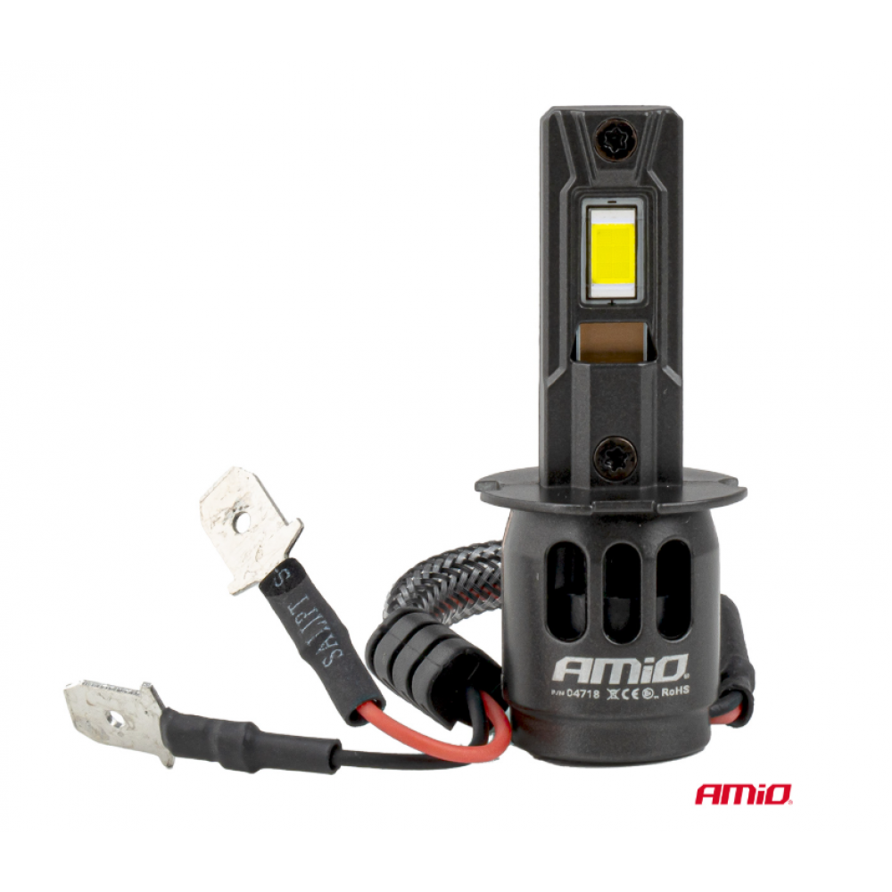 Autode LED-pirnid Series F25 PRO BLACK FULL CANBUS H3 68W 12V/24V AMIO 04718