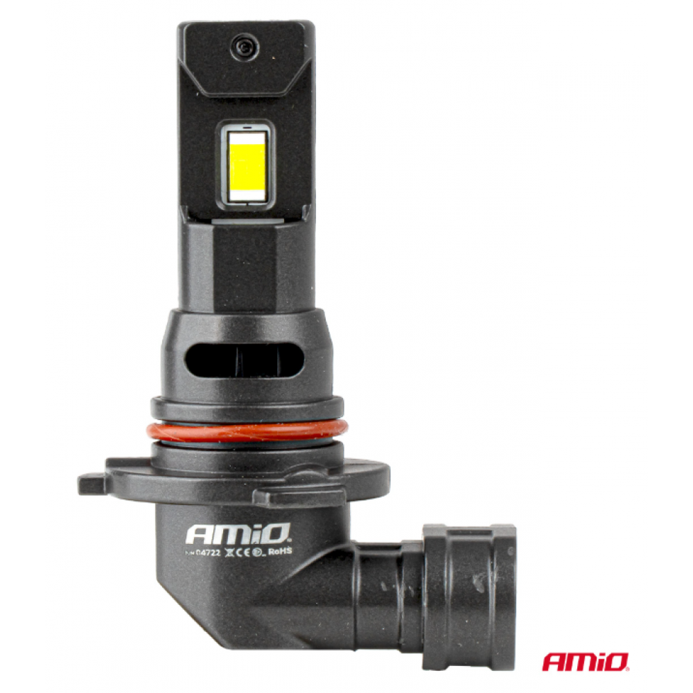 Auto LED spuldzes Series F25 PRO BLACK FULL CANBUS HB3 68W 12V/24V AMIO 04722